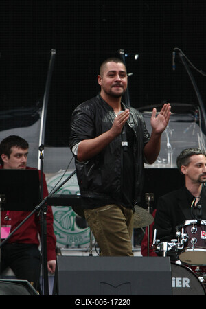 14. T-Mobile Kapcsolat koncert-stock-foto