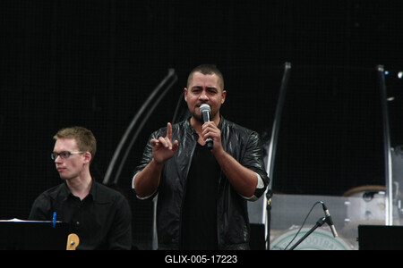 14. T-Mobile Kapcsolat koncert-stock-foto