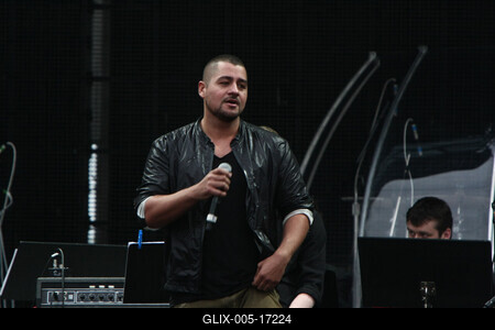 14. T-Mobile Kapcsolat koncert-stock-foto