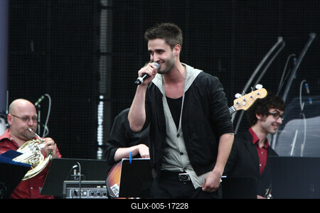 14. T-Mobile Kapcsolat koncert-stock-foto