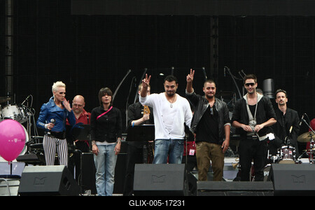 14. T-Mobile Kapcsolat koncert-stock-foto