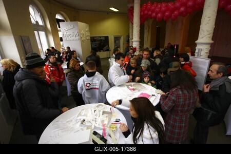 Hógolyó világrekord-kísérlet-stock-foto