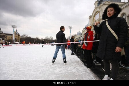 Hógolyó világrekord-kísérlet-stock-foto