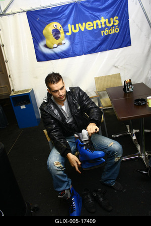 Juventus Jégterasz megnyitó-stock-foto