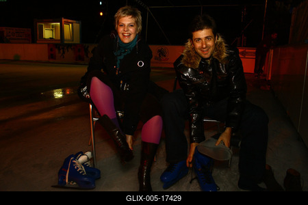 Juventus Jégterasz megnyitó-stock-foto