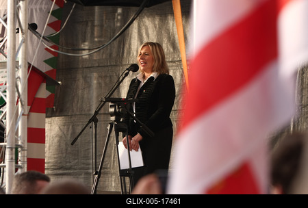 Jobbik ünnepség-stock-foto