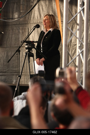 Jobbik ünnepség-stock-foto