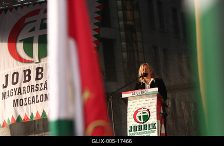 Jobbik ünnepség-stock-foto