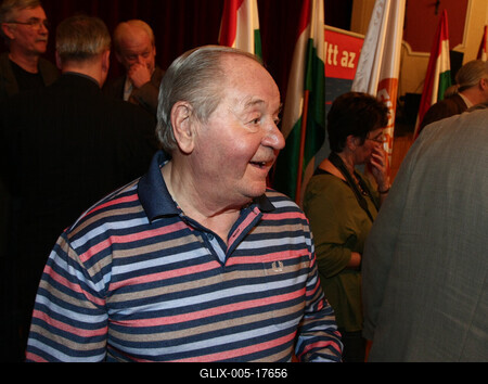 Tarlós István Kőbányán-stock-foto