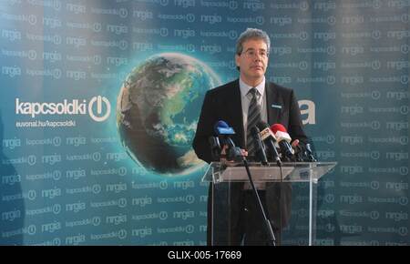 A "Kapcsold ki! II." kampányának sajtótájékoztatója-stock-foto