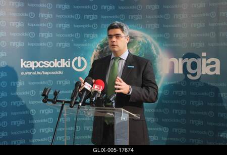 A "Kapcsold ki! II." kampányának sajtótájékoztatója-stock-foto