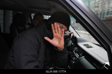 Keanu Reeves Budapesten-stock-foto