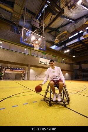 Kerekesszékes kosárlabda minitorna-stock-foto