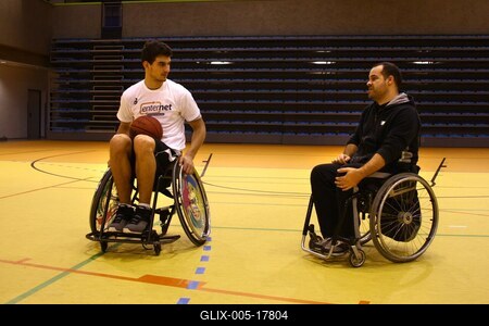 Kerekesszékes kosárlabda minitorna-stock-foto