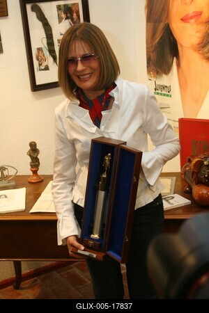 Koncz Zsuzsa-életműkiállítás a Komédiumban-stock-foto