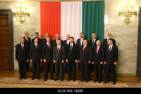 A kormány hivatalos fotózása-stock-foto