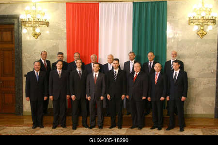 A kormány hivatalos fotózása-stock-foto