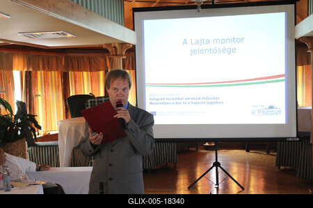 Bemutatták a felújított Lajta monitort-stock-foto