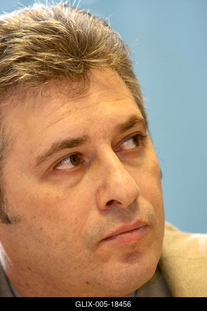 A Levegő Munkacsoport és a Nemzeti Azbesztmentesítési Program Munkacsoport sajtótájékoztatója-stock-foto