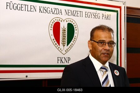 Lengyel Zoltán országgyűlési képviselő sajtótájékoztatója-stock-foto