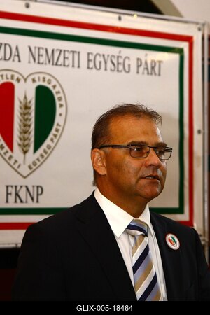 Lengyel Zoltán országgyűlési képviselő sajtótájékoztatója-stock-foto