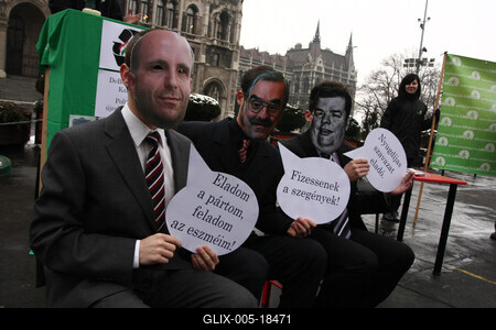 LMP performance a Kossuth téren-stock-foto