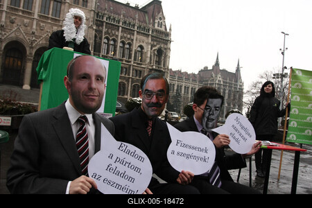 LMP performance a Kossuth téren-stock-foto