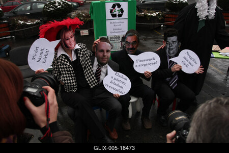 LMP performance a Kossuth téren-stock-foto