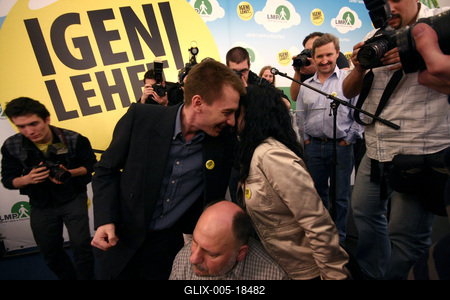 Választás 2010 - Lehet Más a Politika-stock-foto