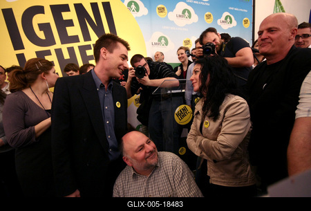 Választás 2010 - Lehet Más a Politika-stock-foto