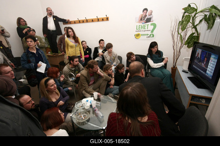 Választás 2010 - Lehet Más a Politika-stock-foto