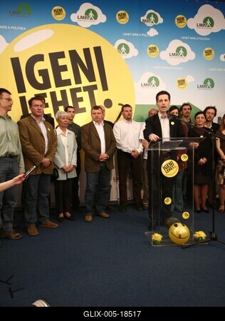 Választások éjszakája - második forduló-stock-foto