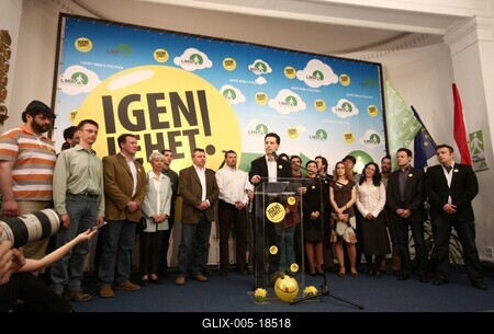 Választások éjszakája - második forduló-stock-foto