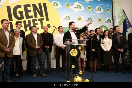 Választások éjszakája - második forduló-stock-foto