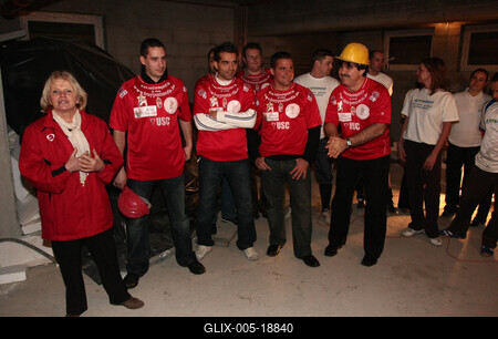 Sztárok a munkahelyi sportért-stock-foto