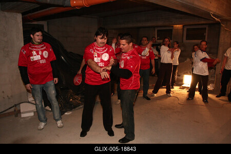 Sztárok a munkahelyi sportért-stock-foto