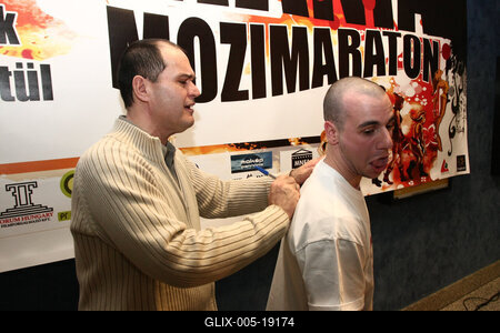 Mozizás világrekord-döntési kísérlet-stock-foto