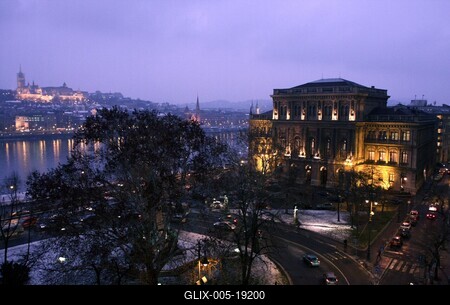 A Magyar Tudományos Akadémia (MTA) épülete-stock-foto