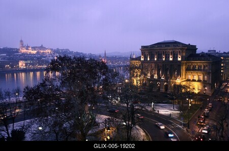 A Magyar Tudományos Akadémia (MTA) épülete-stock-foto