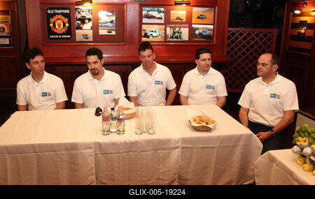 Sajtótájékoztató a Labdarúgó Világbajnokságról-stock-foto