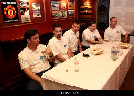 Sajtótájékoztató a Labdarúgó Világbajnokságról-stock-foto