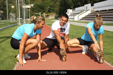Készülés a Nike Budapest Félmaratonra-stock-foto