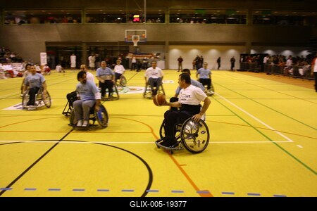 Kerekesszékes kosárlabda gála a SportMax Stadionban-stock-foto