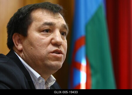 Az Országos Cigány Önkormányzat sajtótájékoztatója-stock-foto