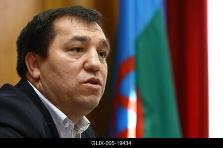 Az Országos Cigány Önkormányzat sajtótájékoztatója-stock-foto