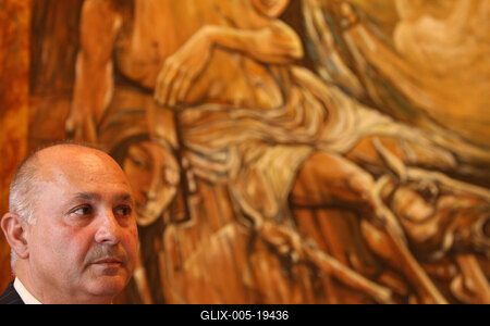 Országos Cigány Önkormányzat sajtótájékoztatója-stock-foto