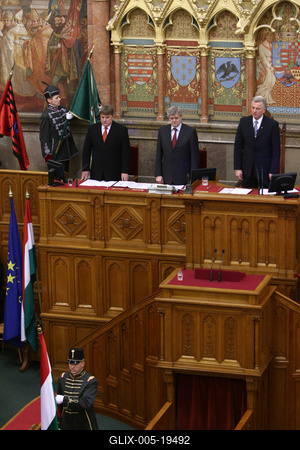 Kormányalakítás - Orbán Viktor eskütétele-stock-foto