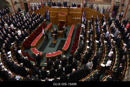 Kormányalakítás - Orbán Viktor eskütétele-stock-foto