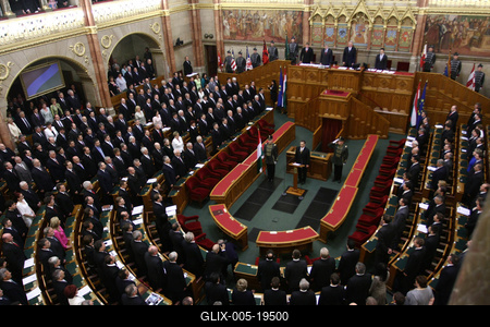 Kormányalakítás - Orbán Viktor eskütétele-stock-foto