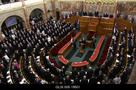 Kormányalakítás - Orbán Viktor eskütétele-stock-foto